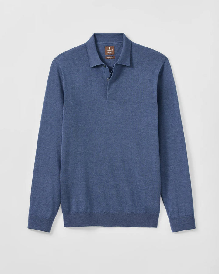 Johnnie-O Merino Blend Polo: Lake