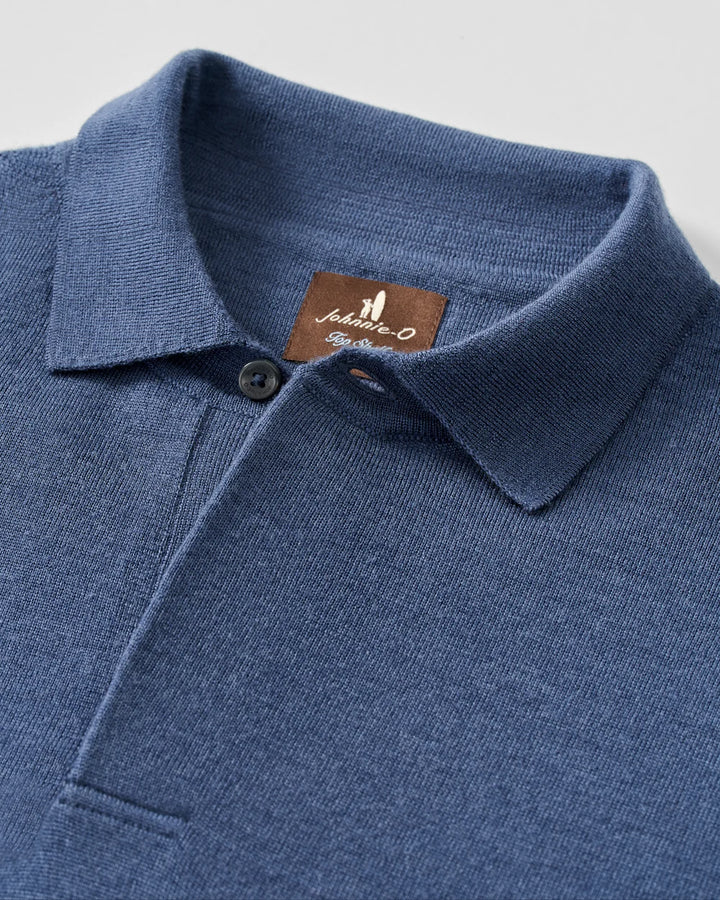 Johnnie-O Merino Blend Polo: Lake