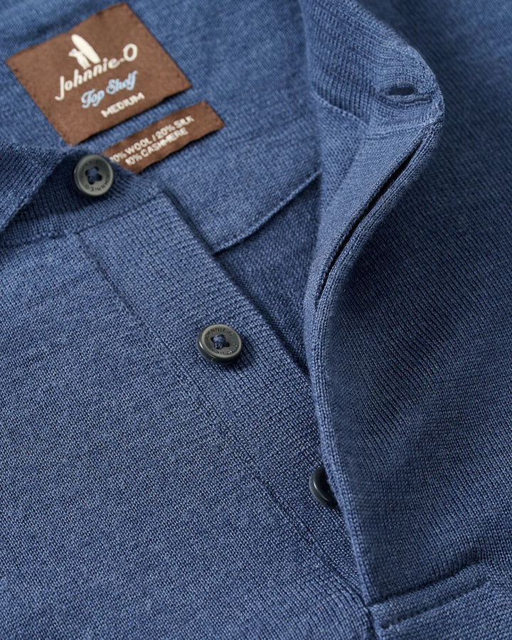 Johnnie-O Merino Blend Polo: Lake