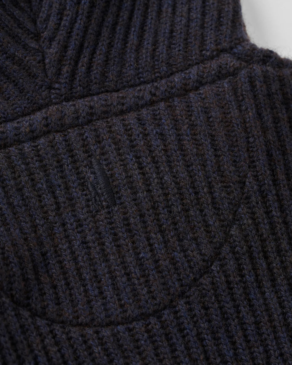 Johnnie-O Merino Yak Hooded Sweater: Navy
