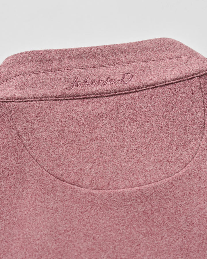 Johnnie-O Mikey Fleece 1/4 Zip Pullover - Solid: Rum