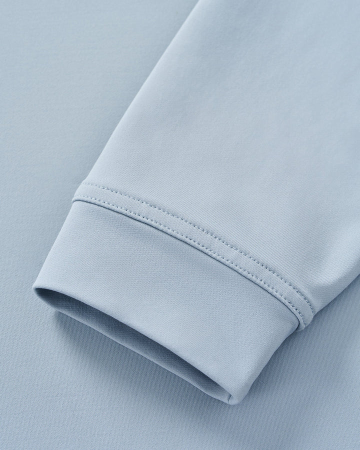 Johnnie-O Motion Performance 1/4 Zip Pullover: Dusty Blue