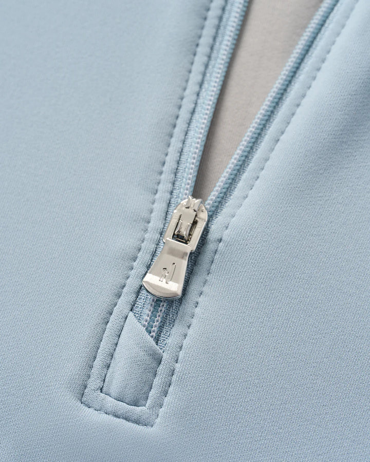 Johnnie-O Motion Performance 1/4 Zip Pullover: Dusty Blue