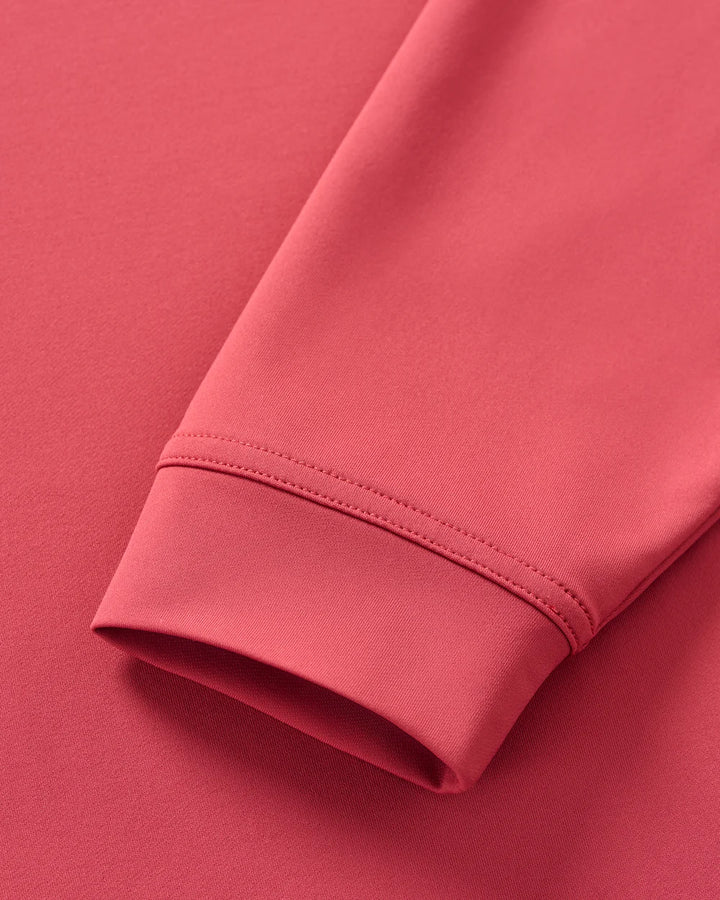 Johnnie-O Motion Performance 1/4 Zip Pullover: Racing Red