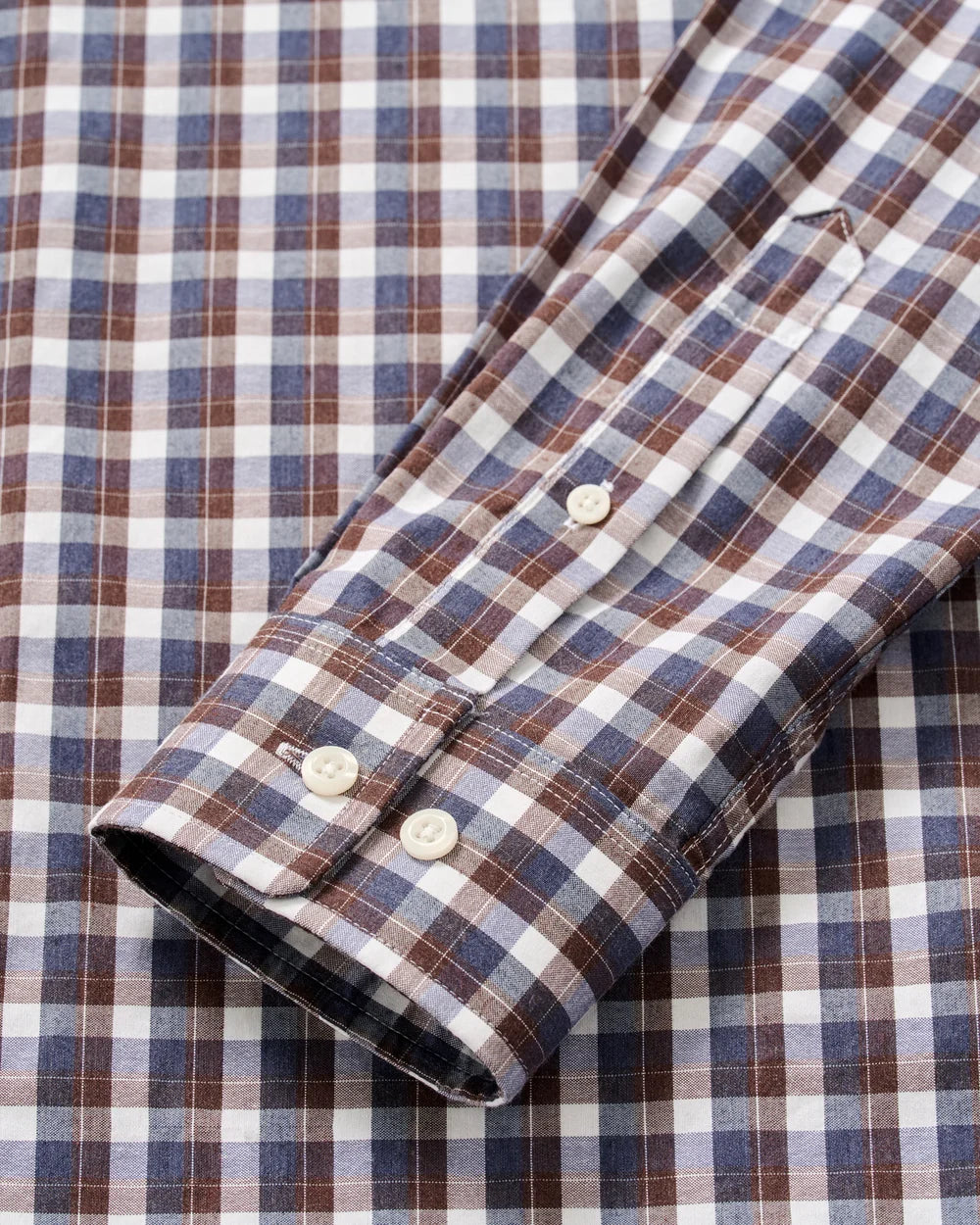 Johnnie-O Natural Performance Button Down Shirt: Oak Bluffs Plaid:Lake