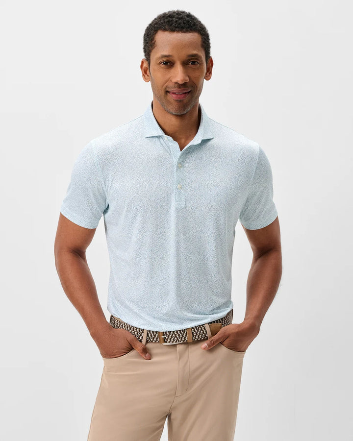 Johnnie-O Performance Jersey Polo: Autumn Neat: Sublime
