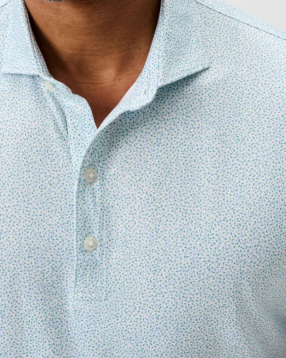 Johnnie-O Performance Jersey Polo: Autumn Neat: Sublime