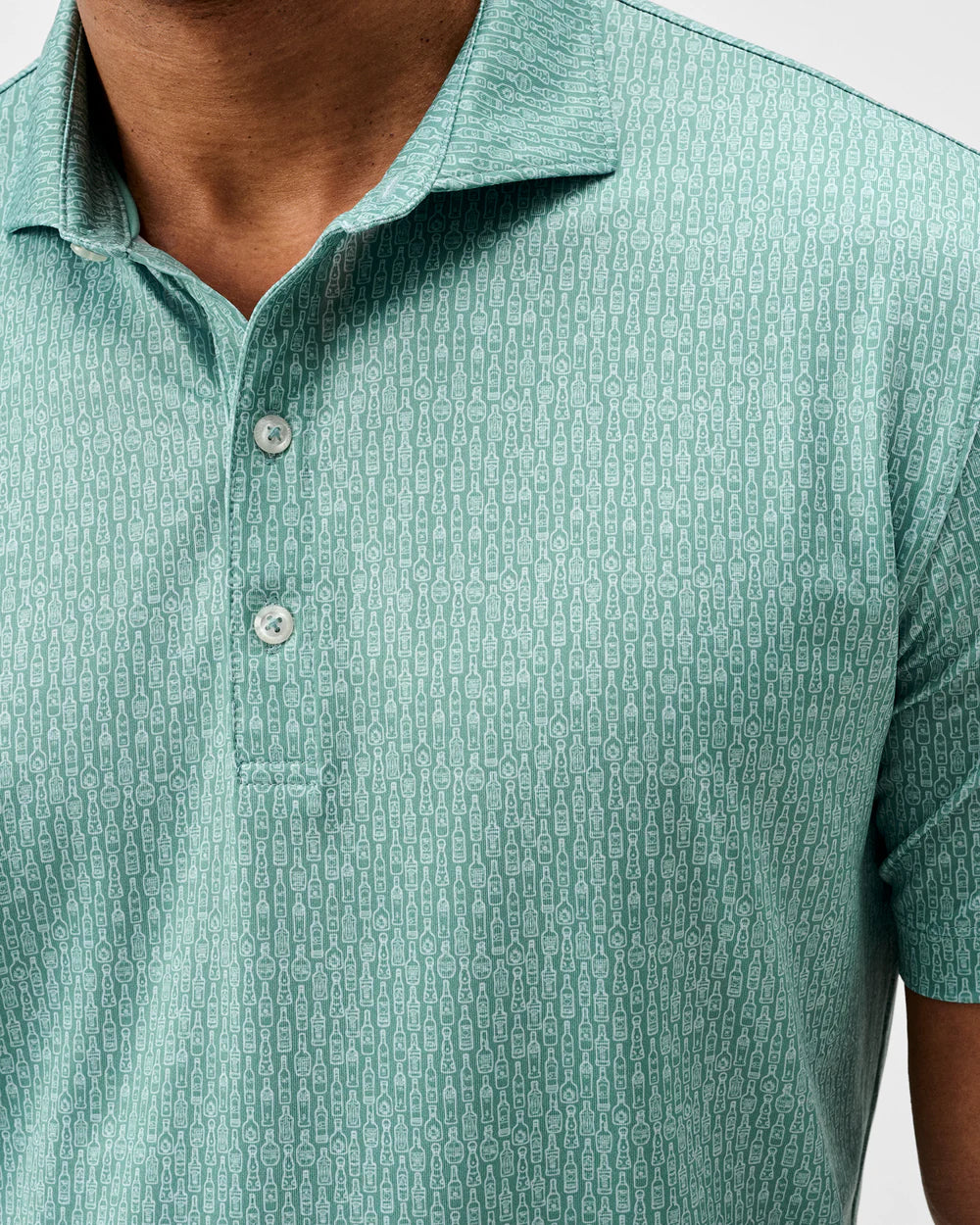Johnnie-O Performance Jersey Polo - Bars Open: Sublime