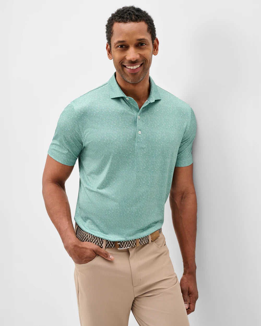 Johnnie-O Performance Jersey Polo - Bars Open: Sublime
