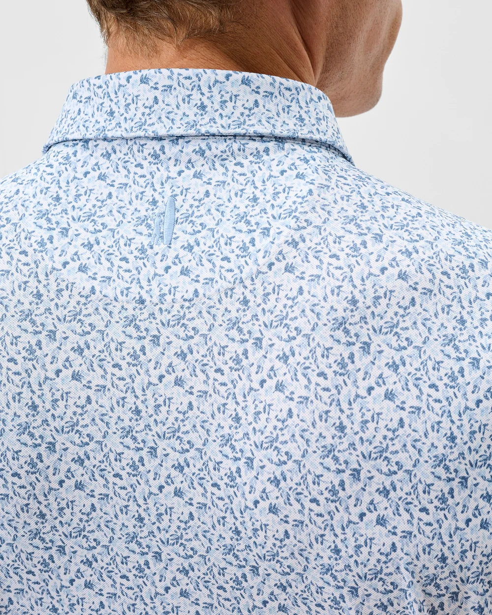 Johnnie-O Performance Mesh Polo: Bloom Neat