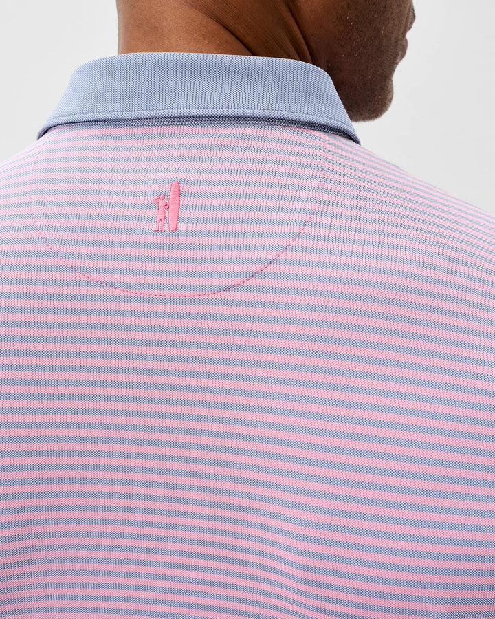 Johnnie-O Performance Mesh Polo - Cruz Solid Collar: Palm Lake
