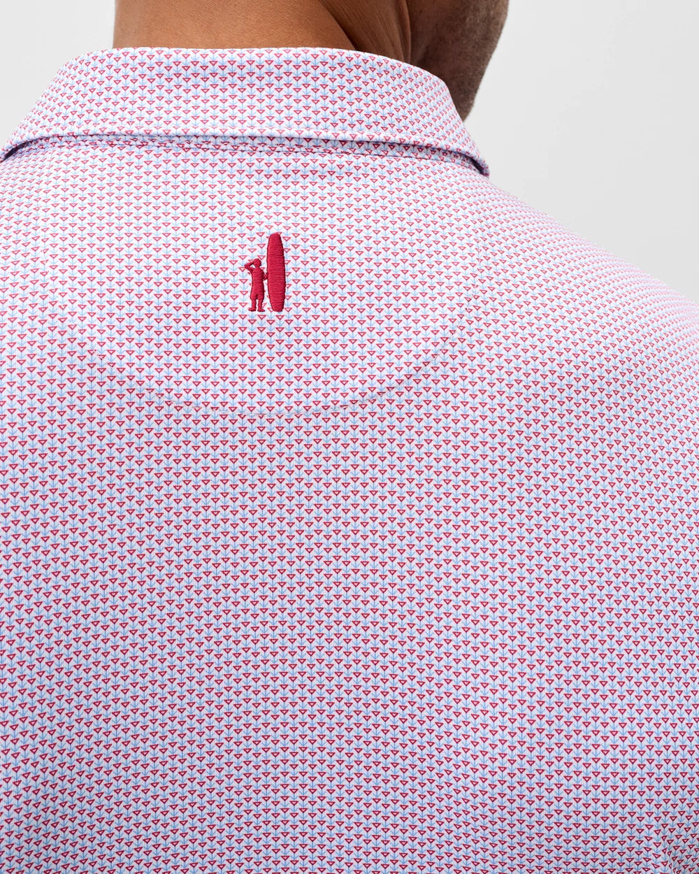 Johnnie-O Performance Jersey Polo: Darts: Racing Red