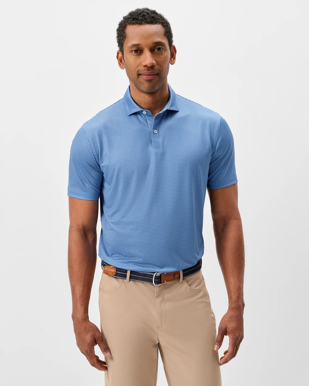 Johnnie-O Performance Jersey Polo: Darts: Sailor
