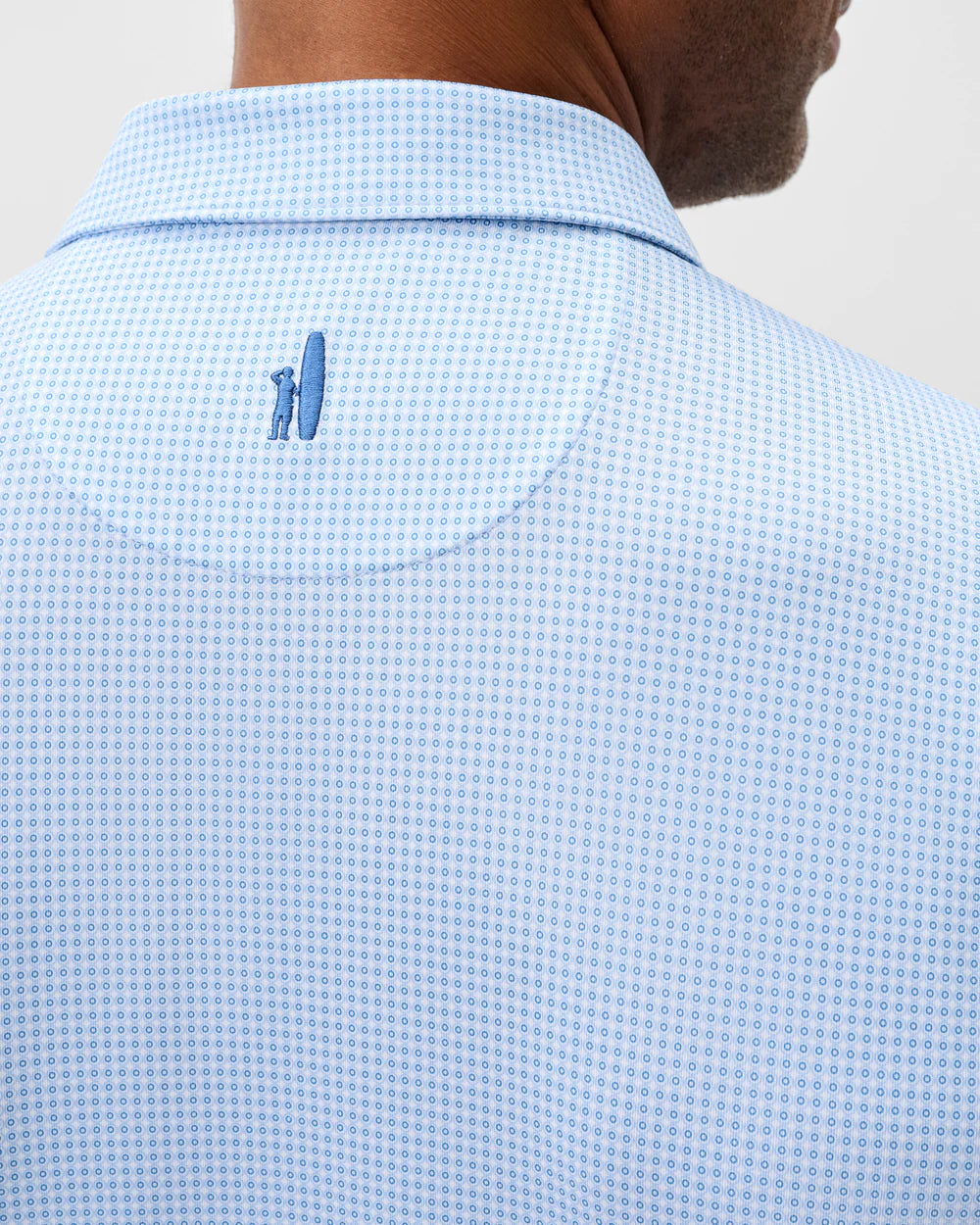 Johnnie-O Performance Jersey Polo - Dot Neat: Sailor