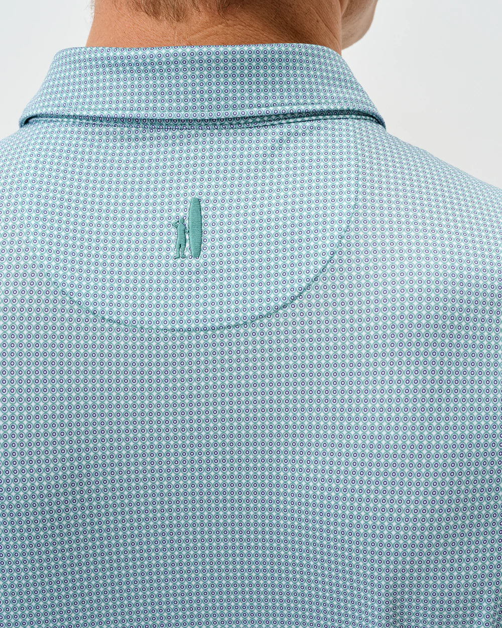 Johnnie-O Performance Jersey Polo - Dot Neat: Sublime