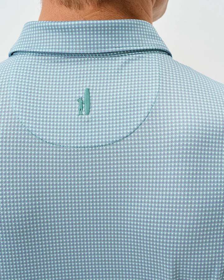 Johnnie-O Performance Jersey Polo - Dot Neat: Sublime