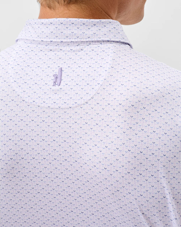 Johnnie-O Performance Jersey Polo: Fall Flower: Viola
