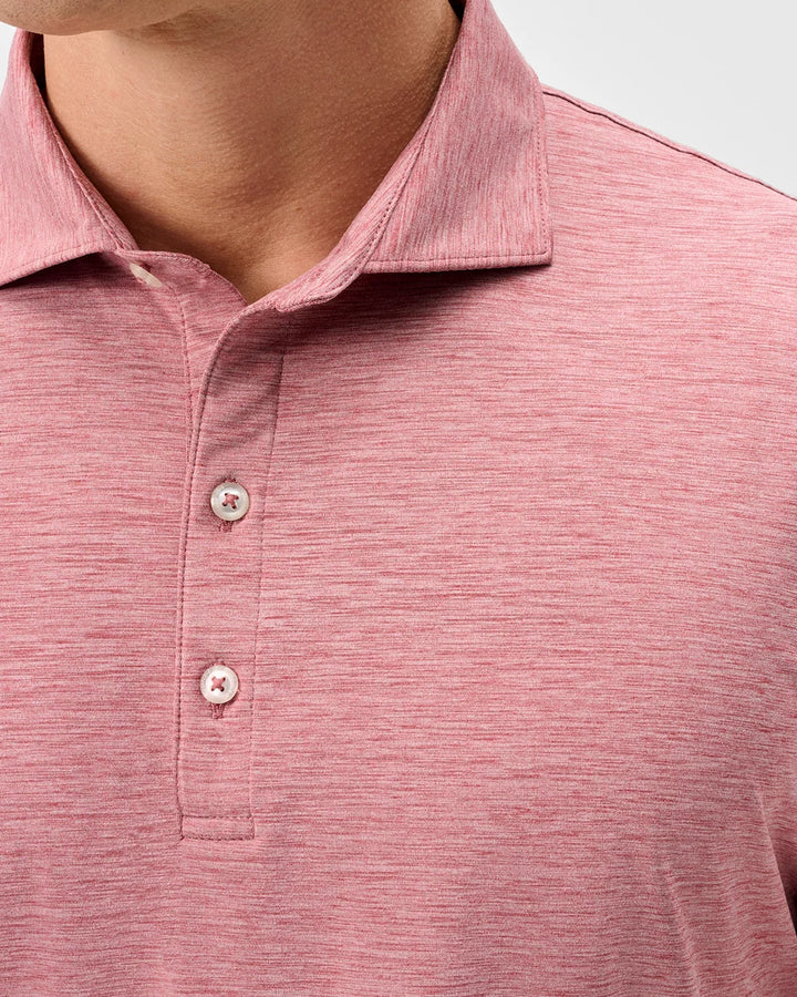 Johnnie-O Featherweight Huronn Polo: Racing Red
