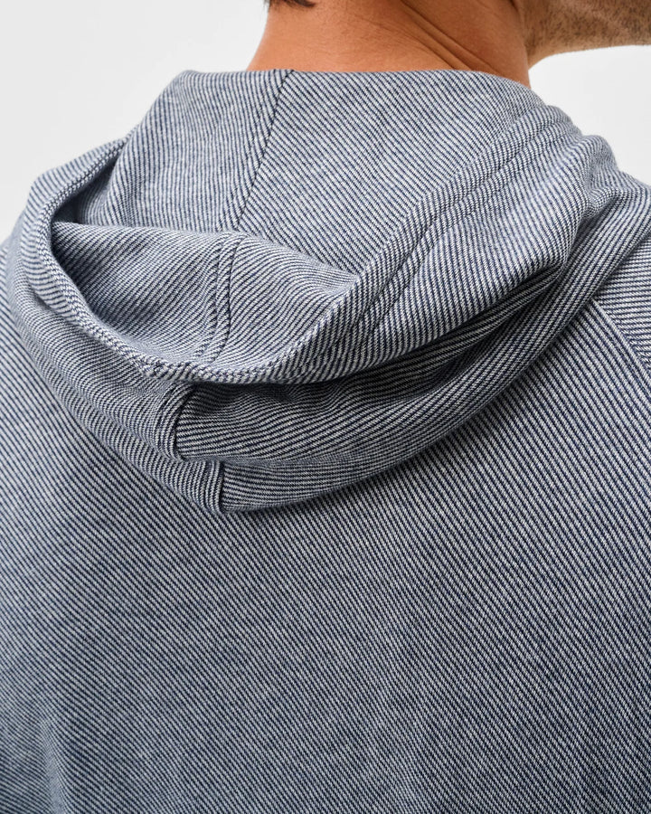 Johnnie-O Cotton Blend Hoodie: Navy