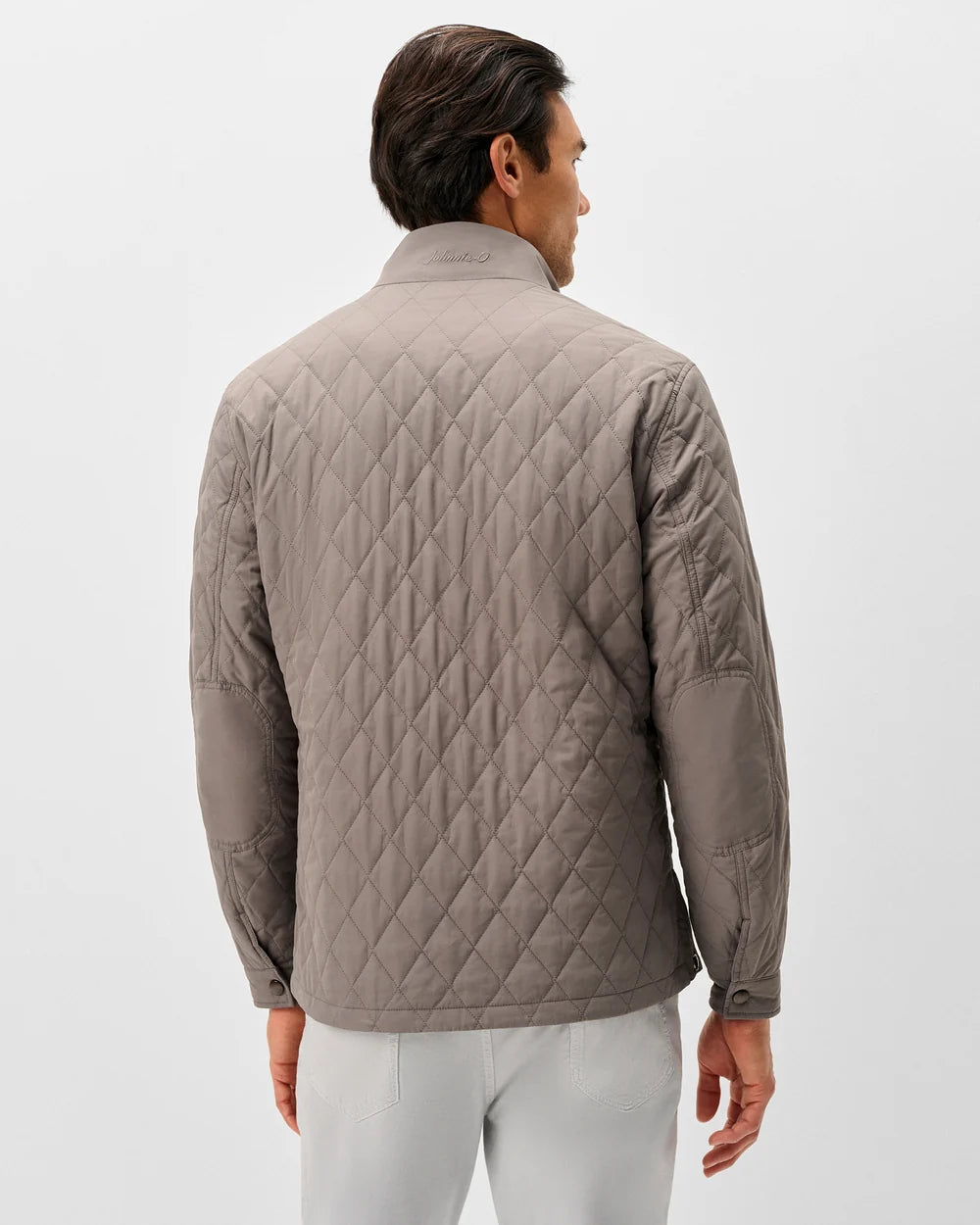 Johnnie-O Juno Quilted Snap Jacket: Magnesium