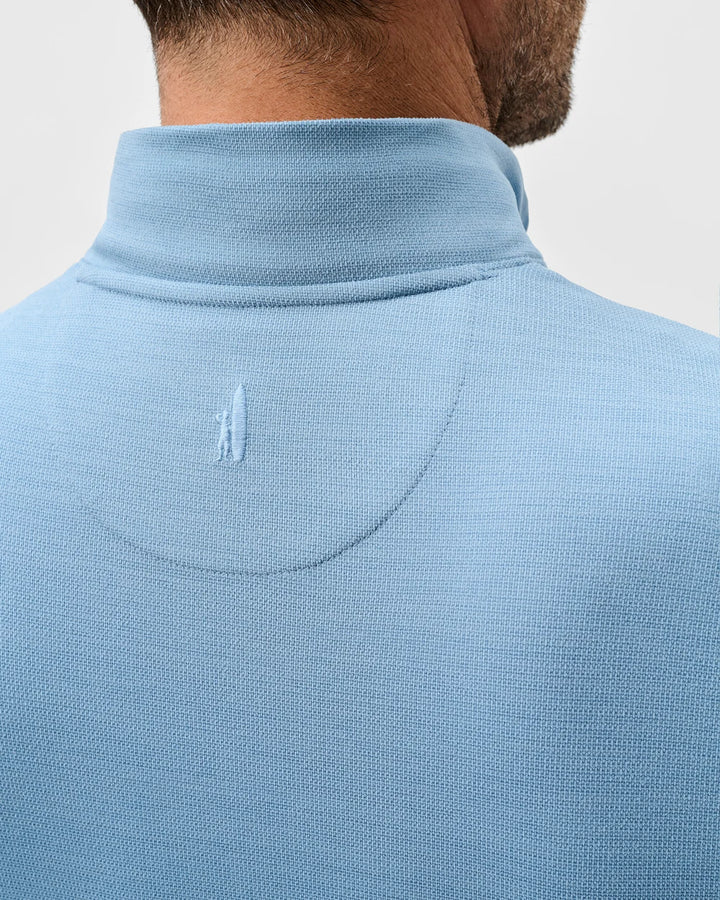 Johnnie-O Sof Tech Performance 1/4 Zip: Carbon Fiber