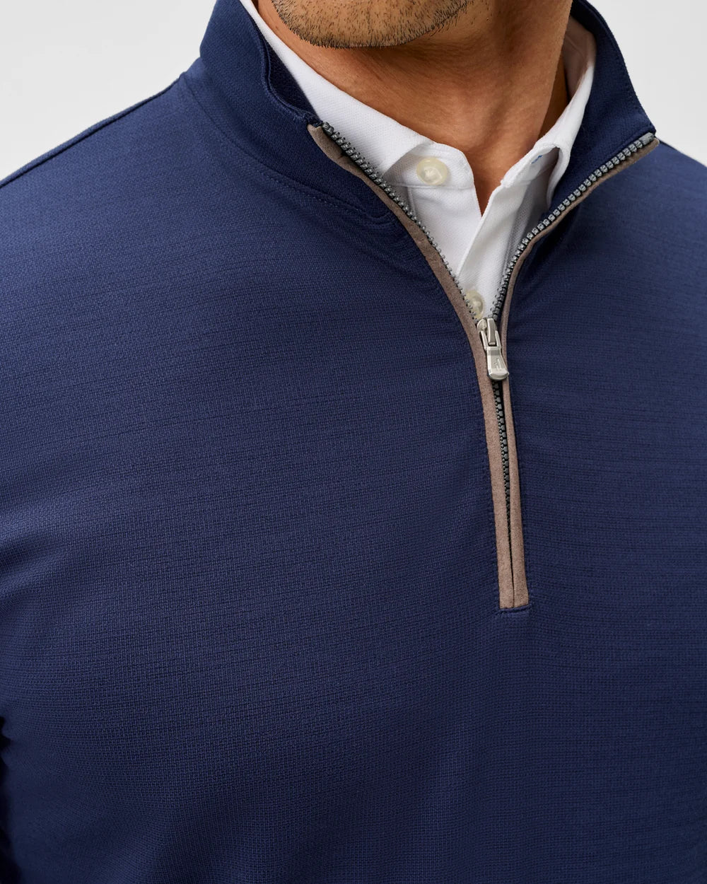 Johnnie-O Sof Tech Performance 1/4 Zip: Navy