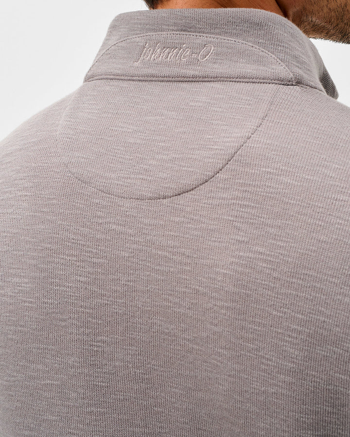 Johnnie-O Flame Stitch 1/4 Zip Pullover: Thunder