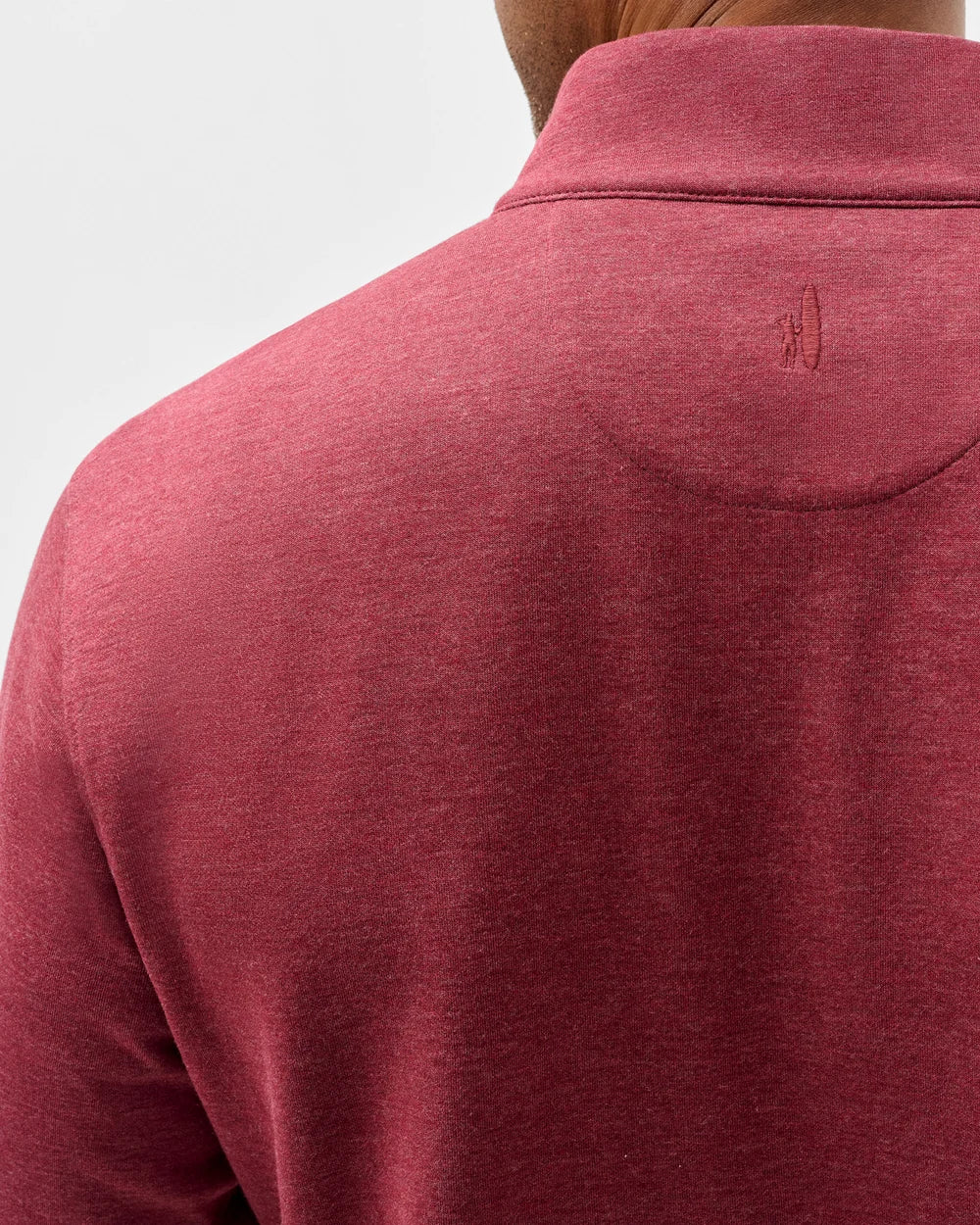 Johnnie-O Sully 1/4 Zip Pullover: Port