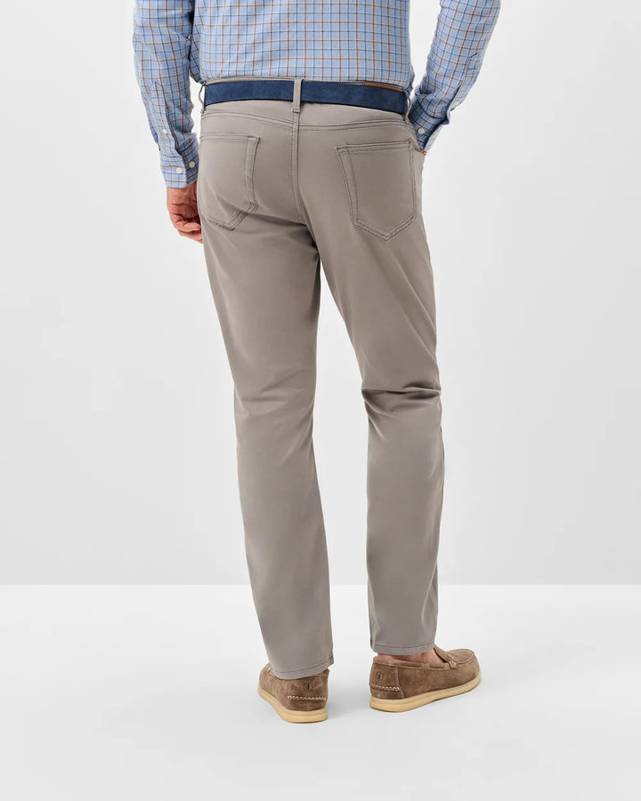 Johnnie-O Carmel Sateen 5-Pocket Pant: Thunder