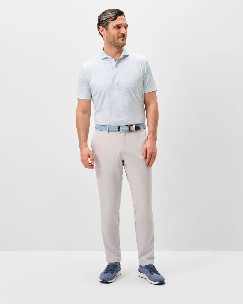 Johnnie-O Cross Country Trouser: Chrome