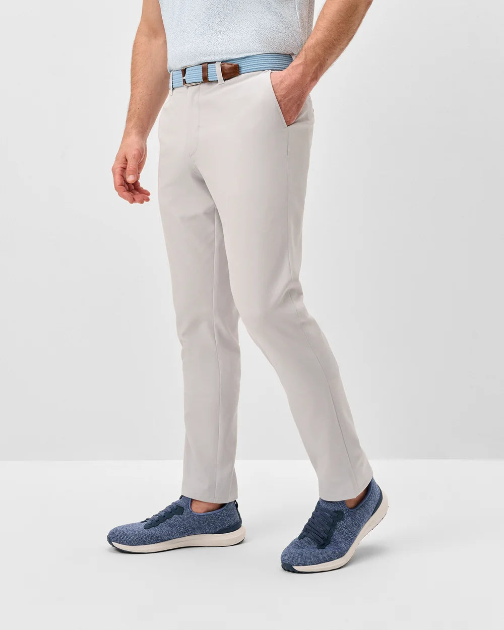 Johnnie-O Cross Country Trouser: Chrome