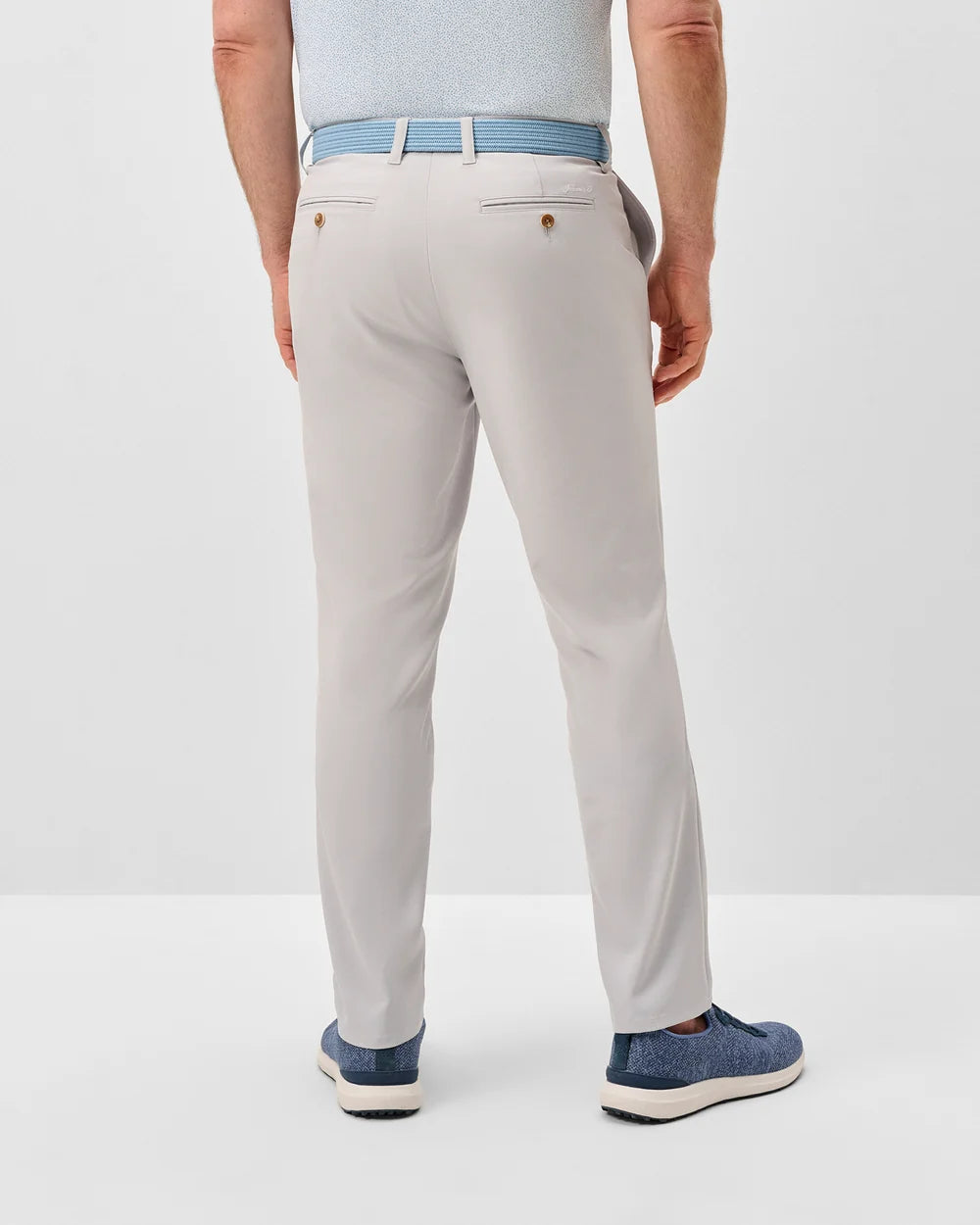 Johnnie-O Cross Country Trouser: Chrome