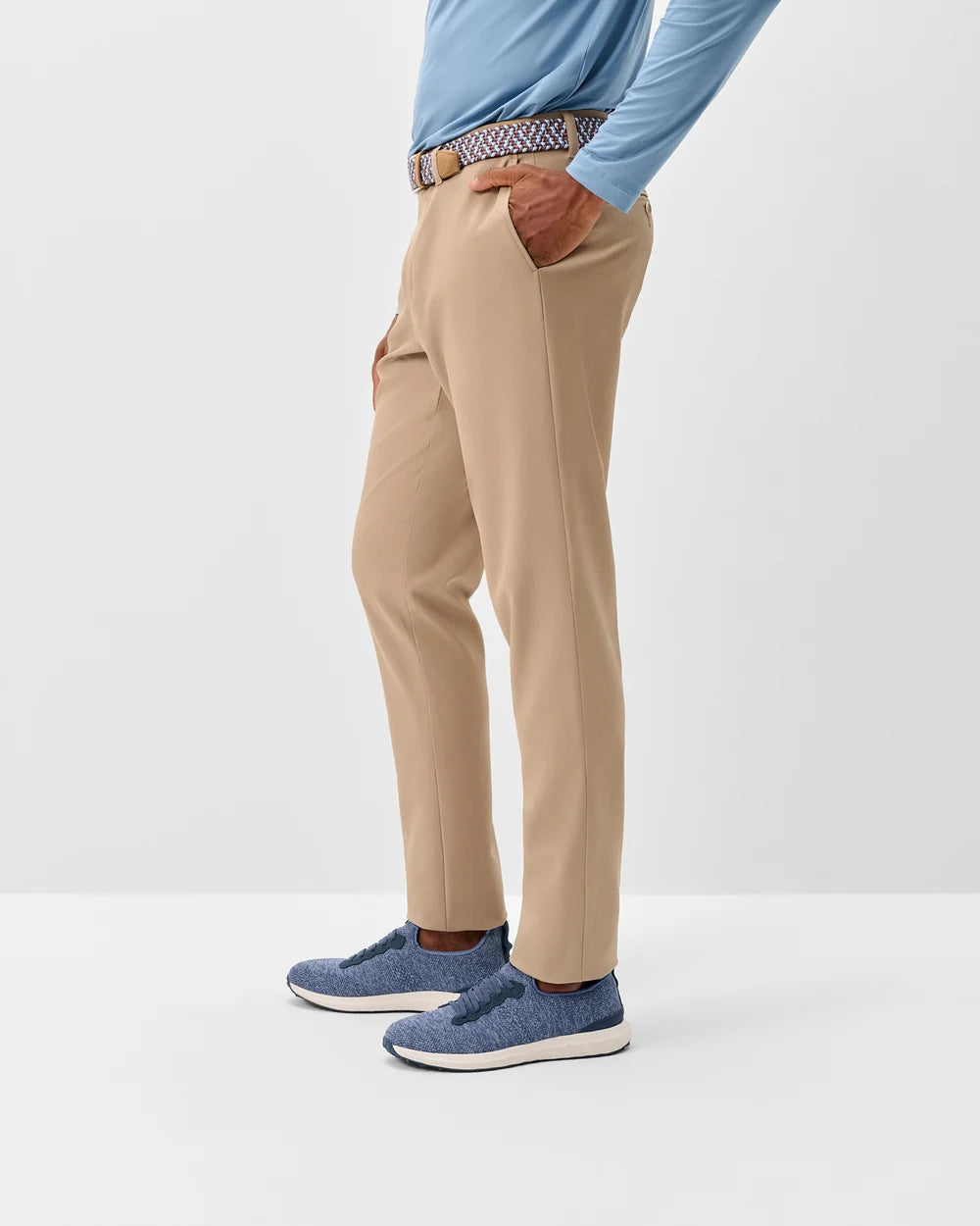 Johnnie-O Cross Country Trouser: Khaki