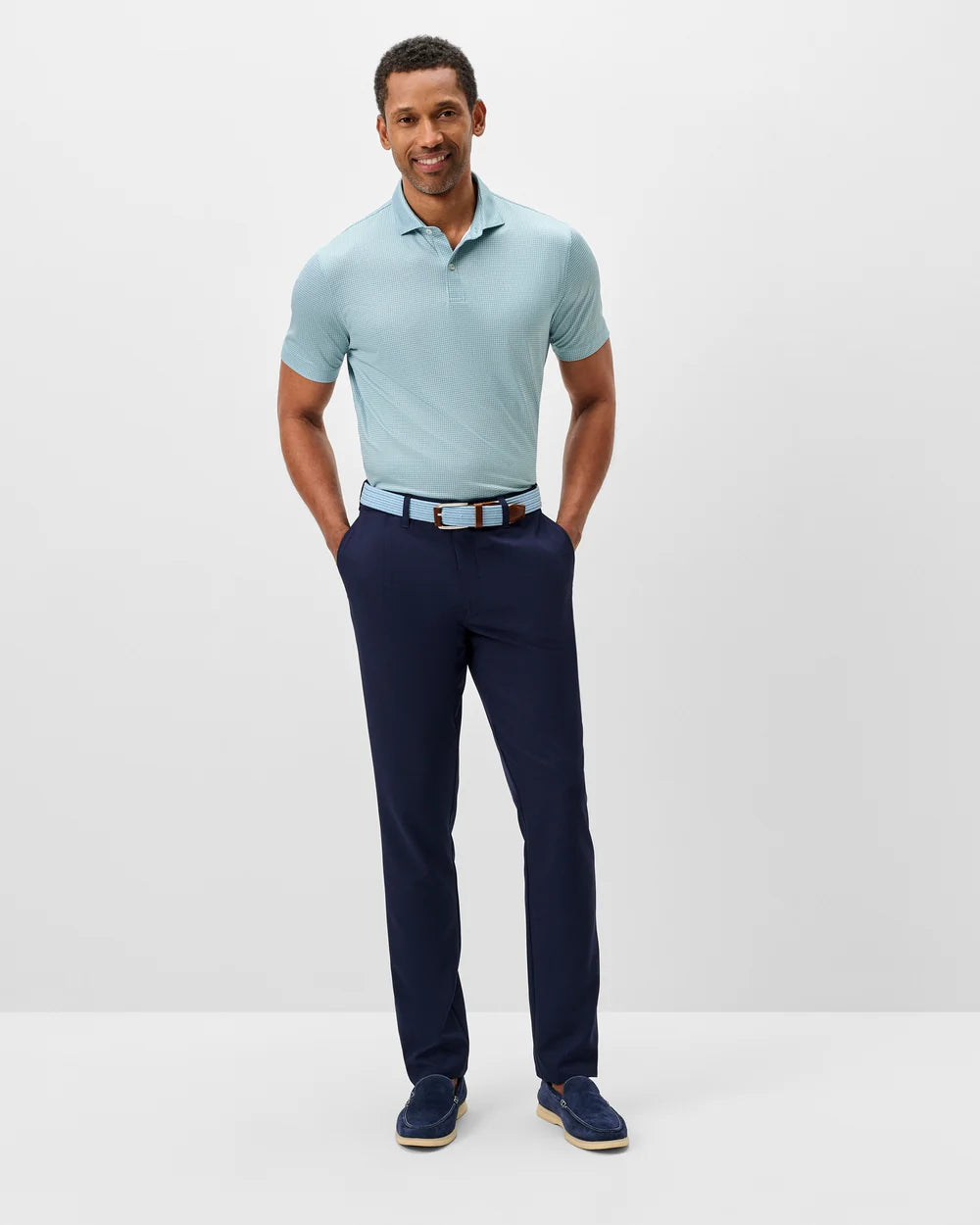 Johnnie-O Cross Country Trouser: Navy