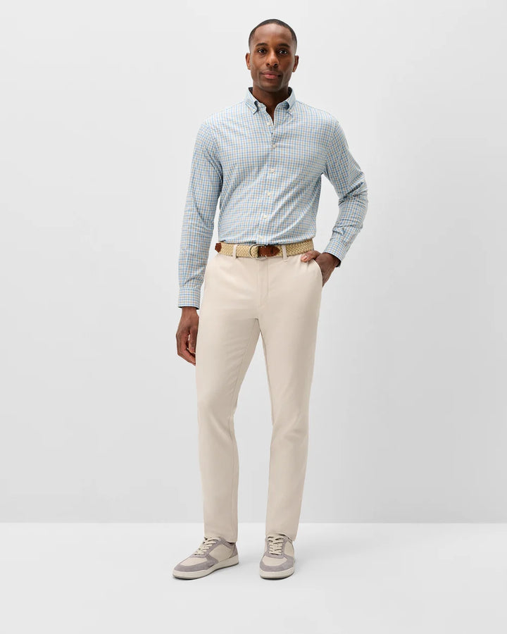 Johnnie-O Cross Country Trouser: Stone