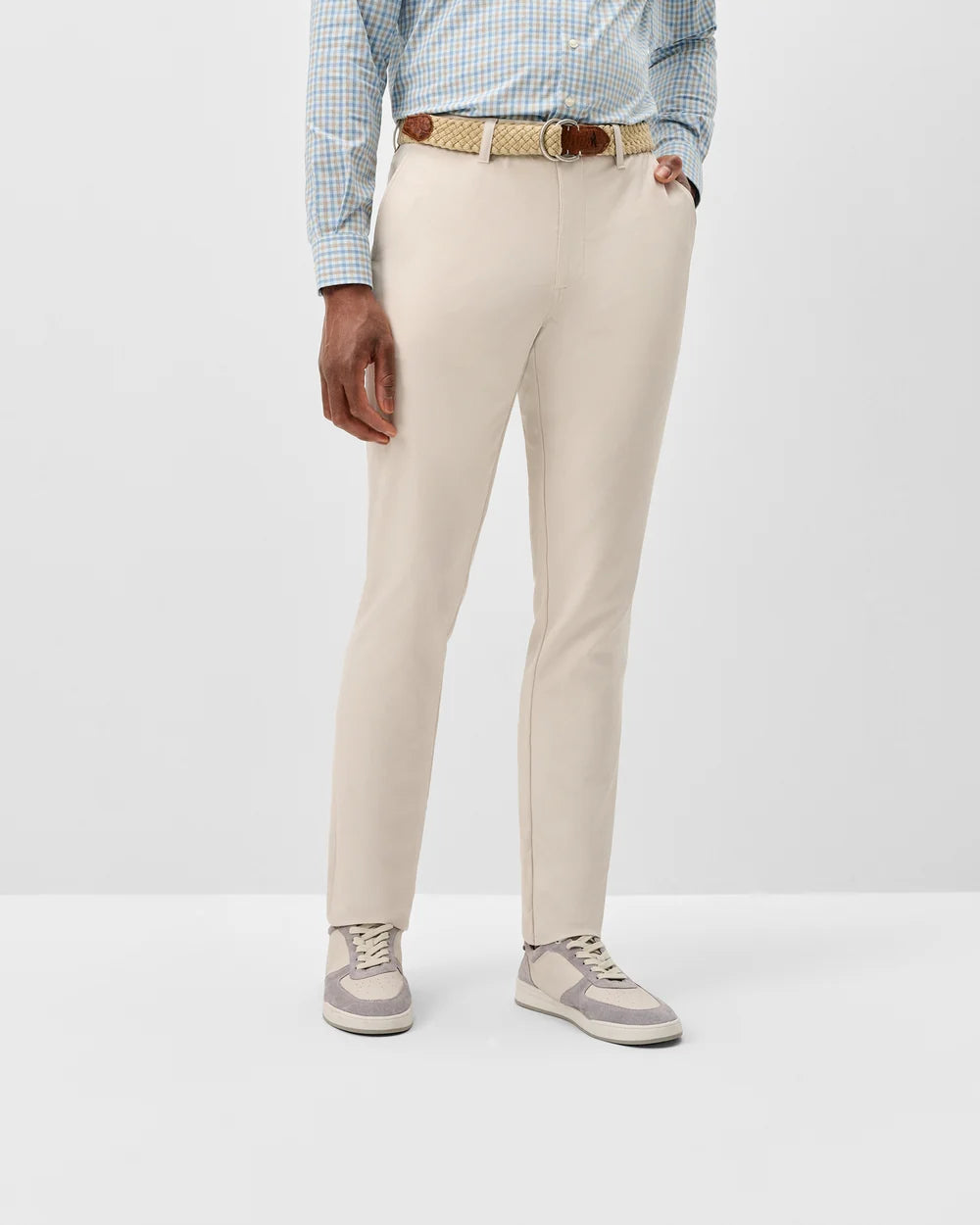 Johnnie-O Cross Country Trouser: Stone