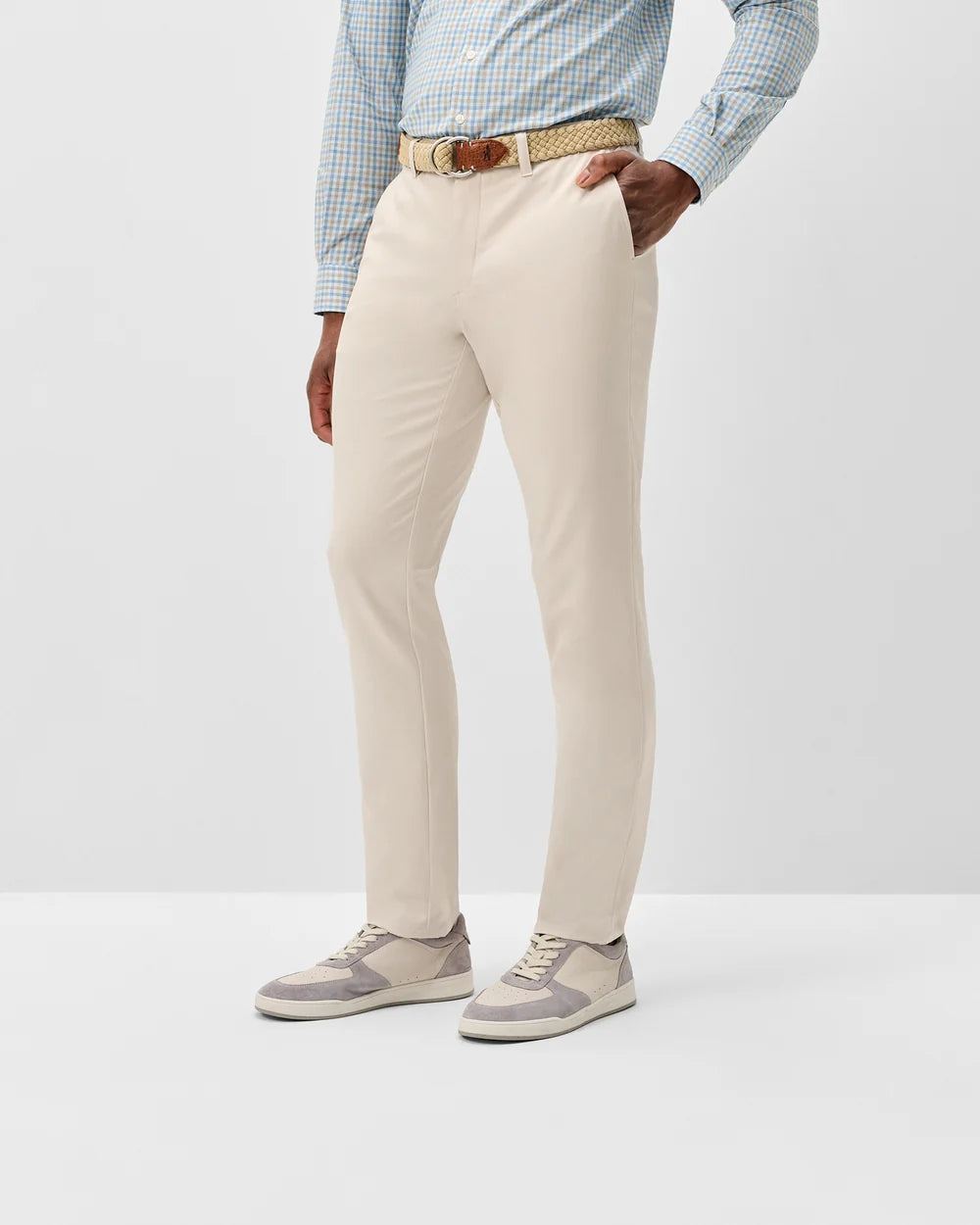 Johnnie-O Cross Country Trouser: Stone