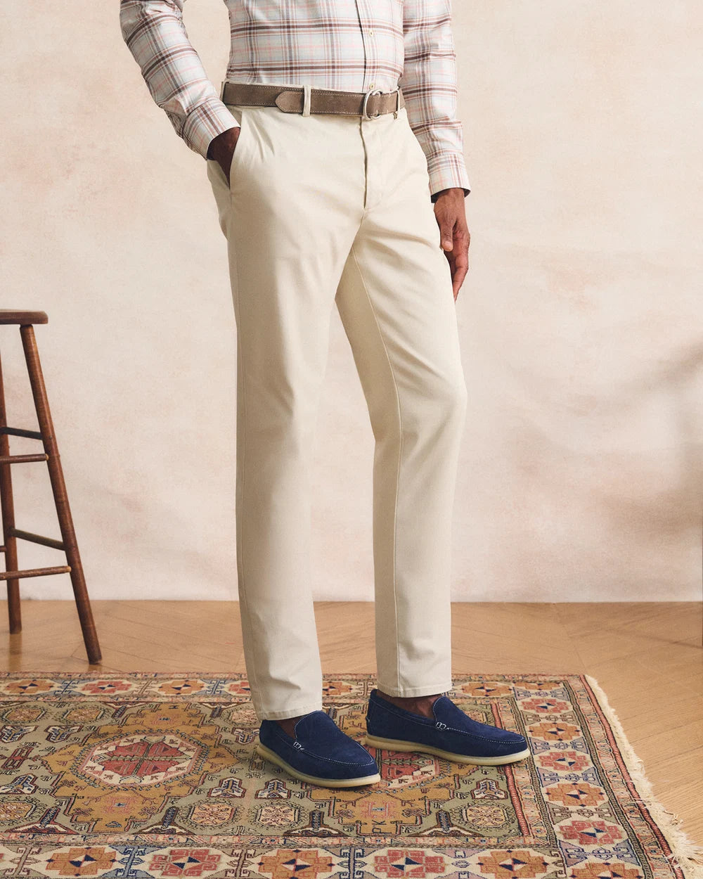 Johnnie-O Top Shelf Monterey Trouser: Stone