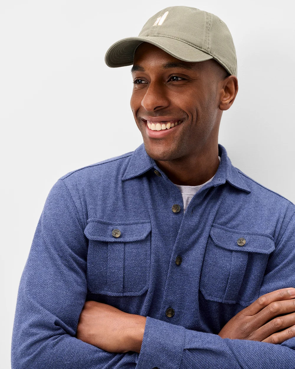 Johnnie-O Lodge Shirt - Sequoia Twill Solid: Twilight