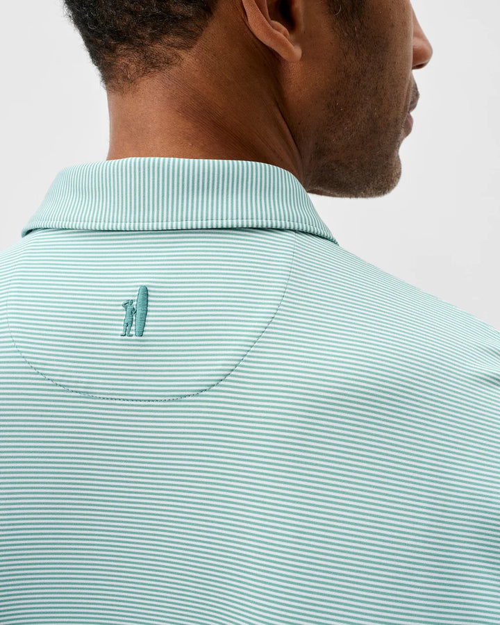 Johnnie-O Performance Jersey Polo - Lyndonn Stripe: Sublime