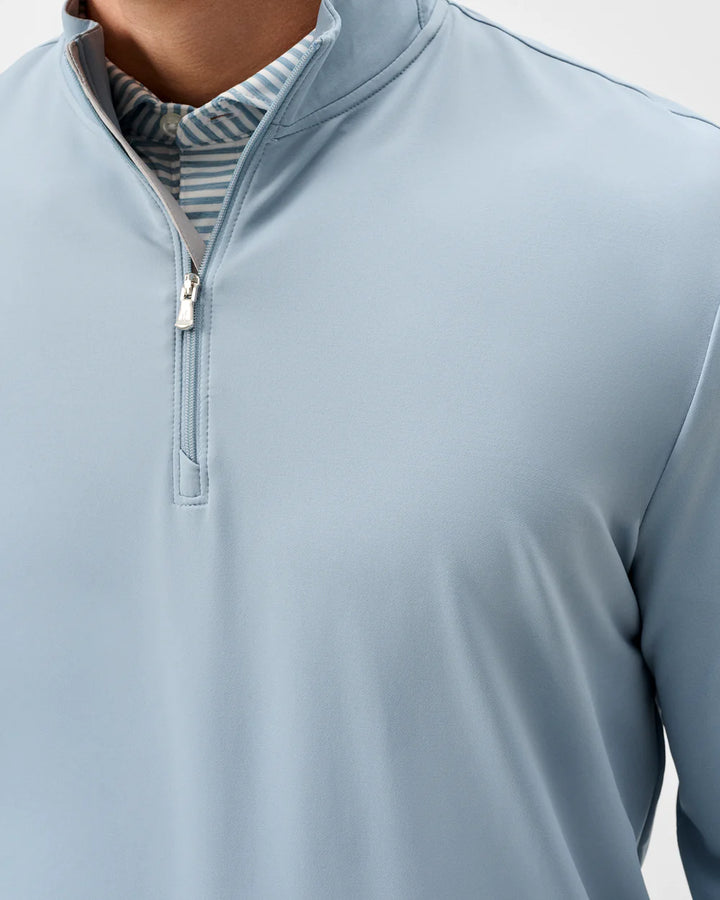 Johnnie-O Motion Performance 1/4 Zip Pullover: Dusty Blue