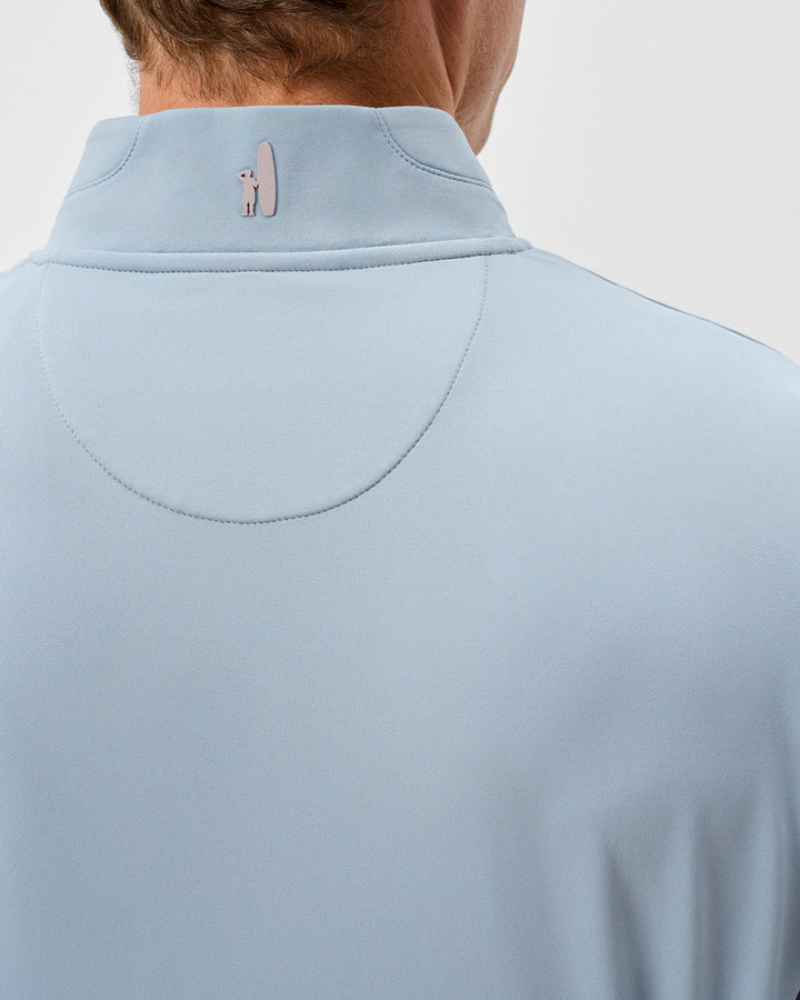 Johnnie-O Motion Performance 1/4 Zip Pullover: Dusty Blue