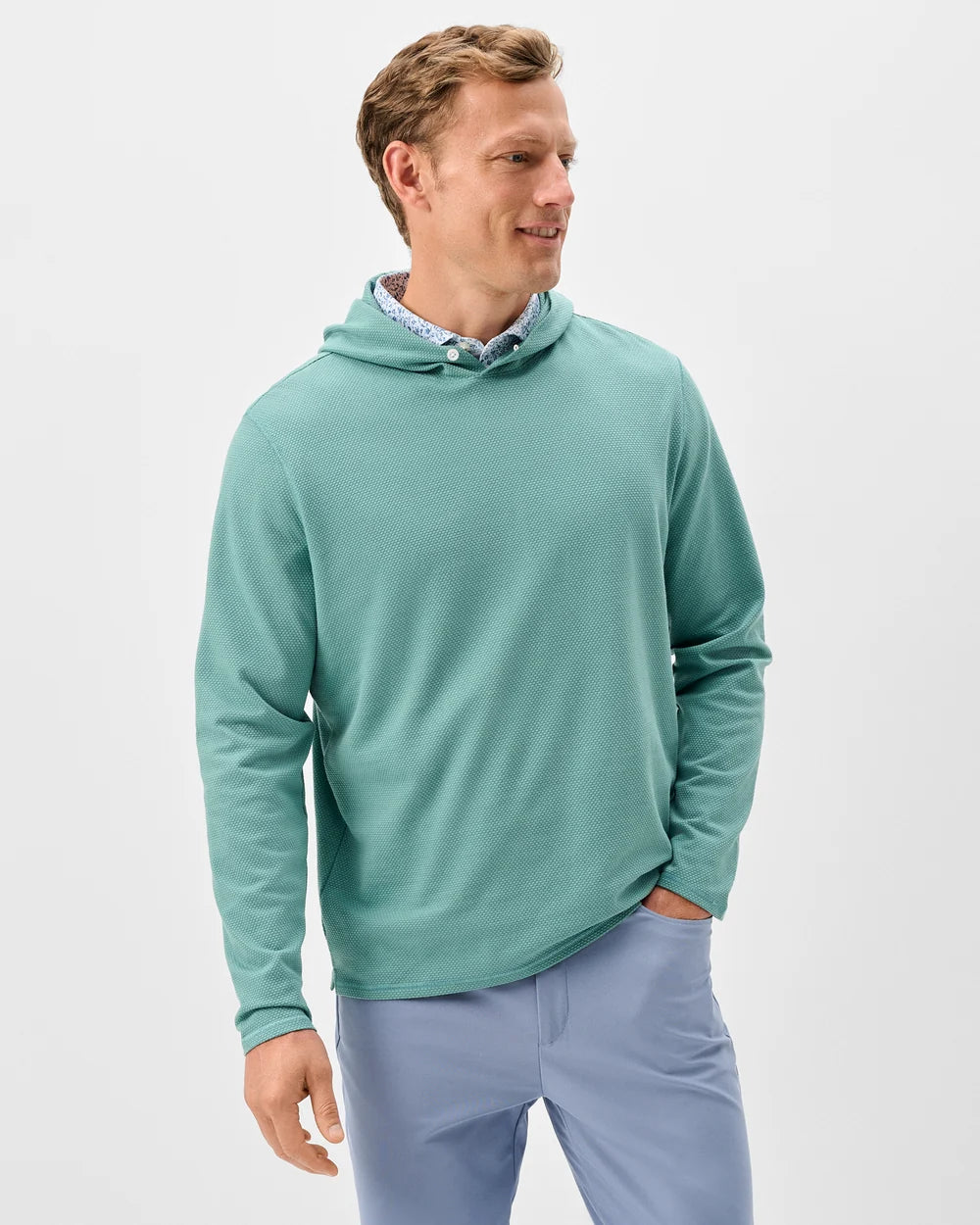 Johnnie-O Pebble Performance Hoodie: Sublime