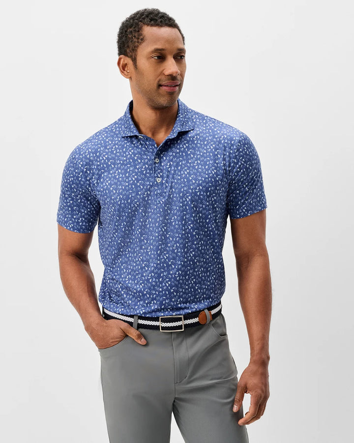 Johnnie-O Performance Featherweight Polo - Penguin Polo: Lake
