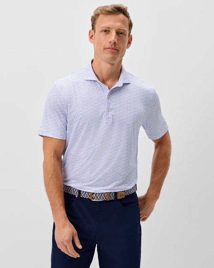 Johnnie-O Performance Featherweight Polo - Petals: Kona