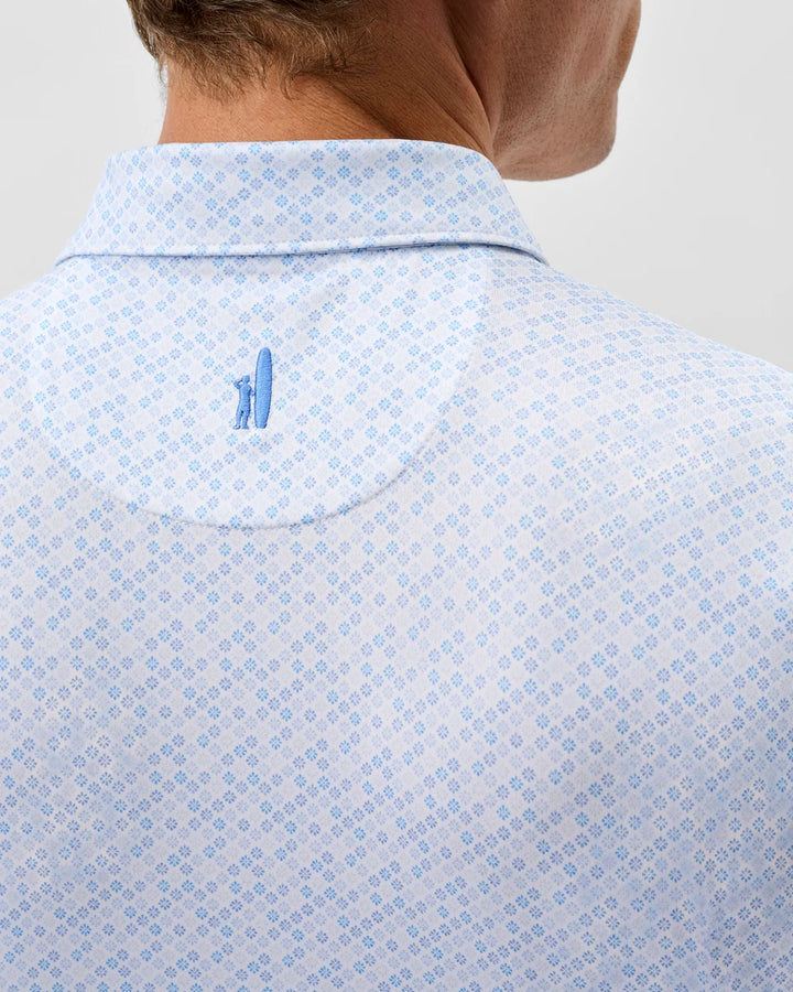Johnnie-O Performance Jersey Polo: Pip Floral: Maliblu