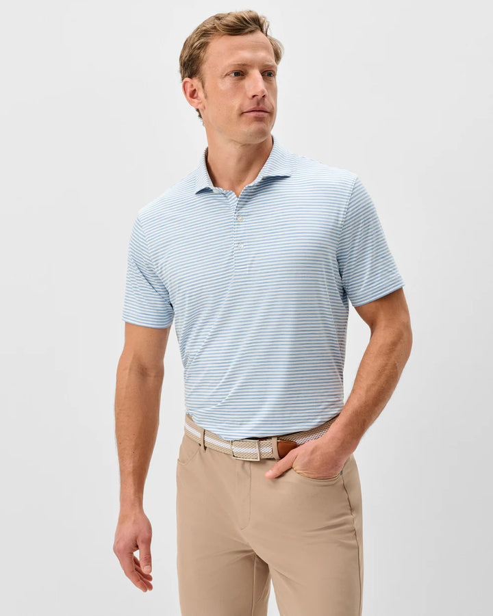 Johnnie-O Seymour Striped Polo: Sailor