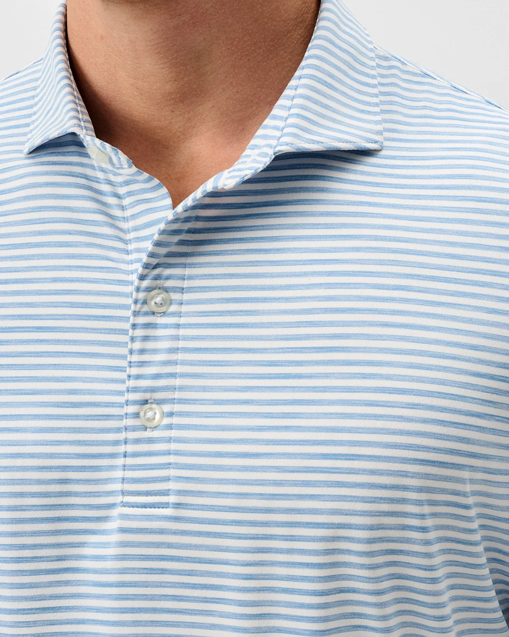 Johnnie-O Seymour Striped Polo: Sailor