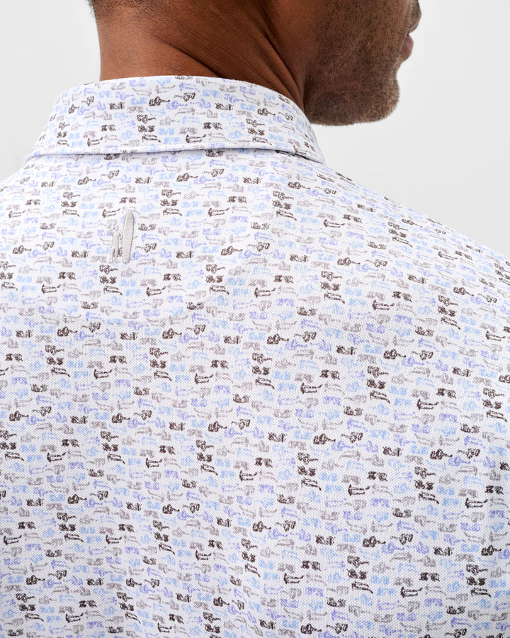Johnnie-O Performance Mesh Polo - Shades: Seal