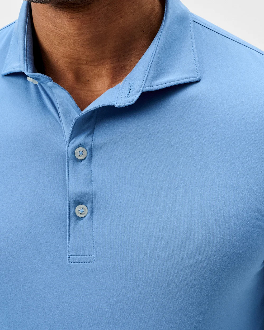 Johnnie-O Performance Featherweight Swing LS Polo: Sailor